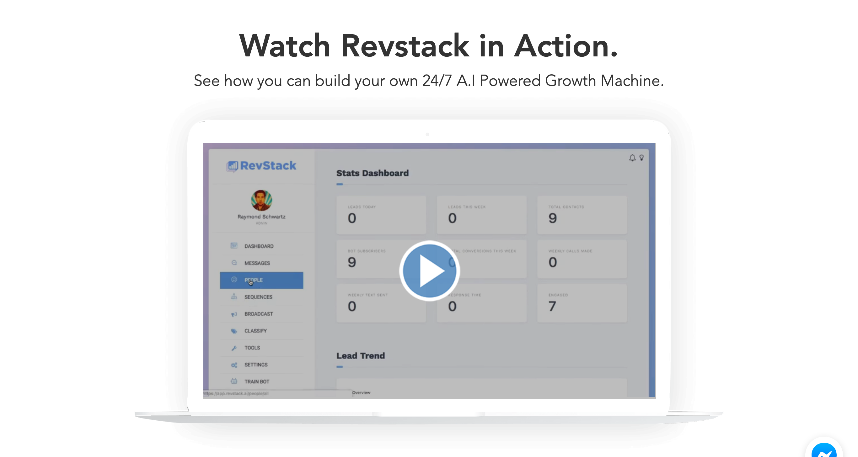 Revstack Demo component screenshot