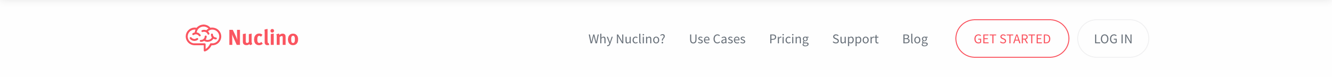 Nuclino Header component screenshot