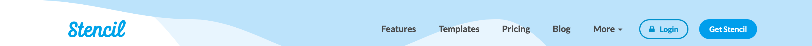 Getstencil Header component screenshot