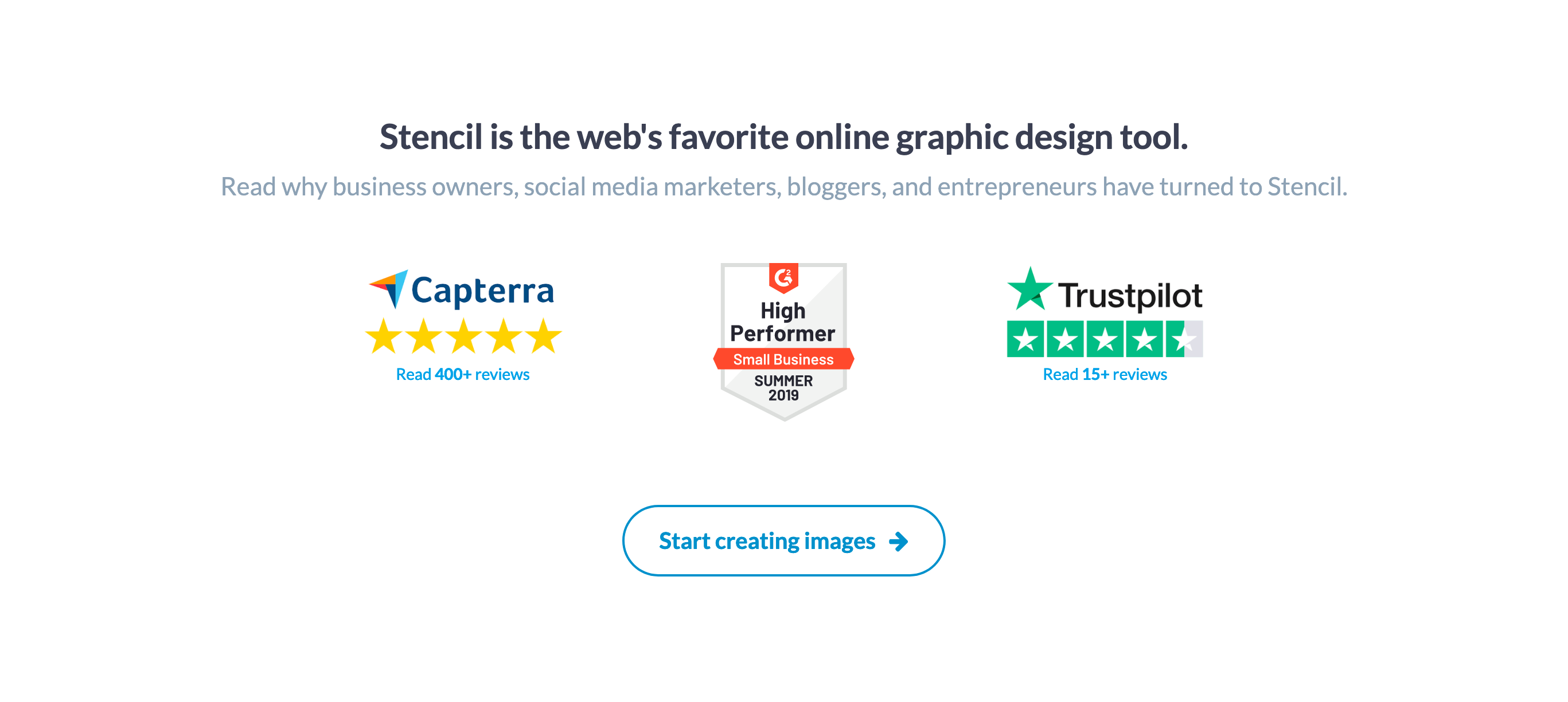 Getstencil Testimonial component screenshot