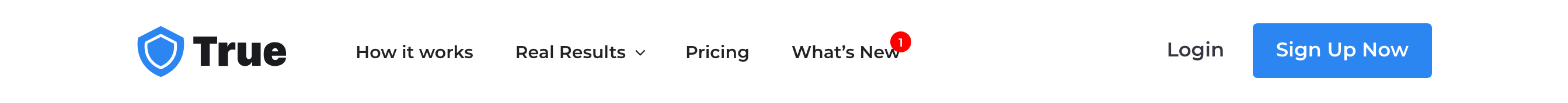 Usetrue Header component screenshot