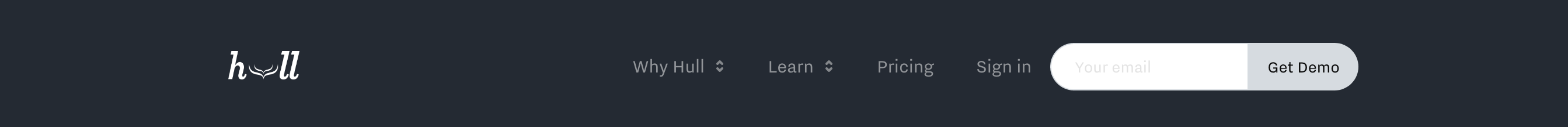 Hull Header component screenshot
