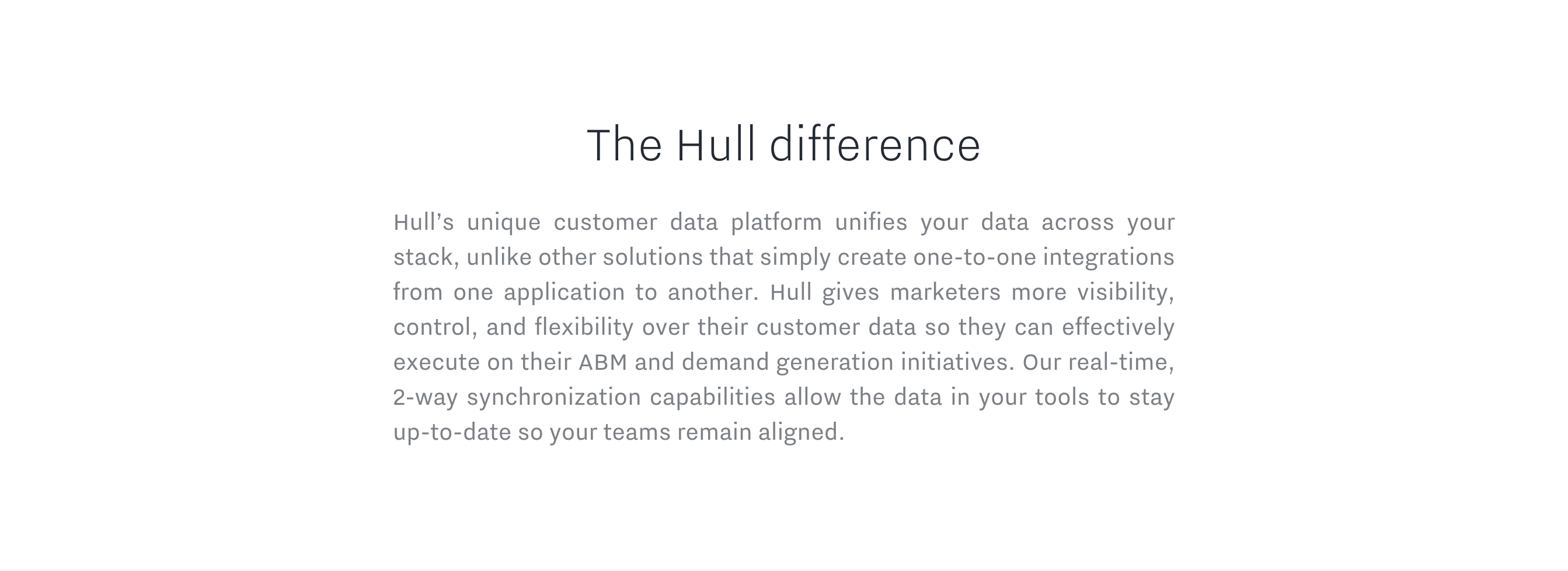Hull Solution component screenshot