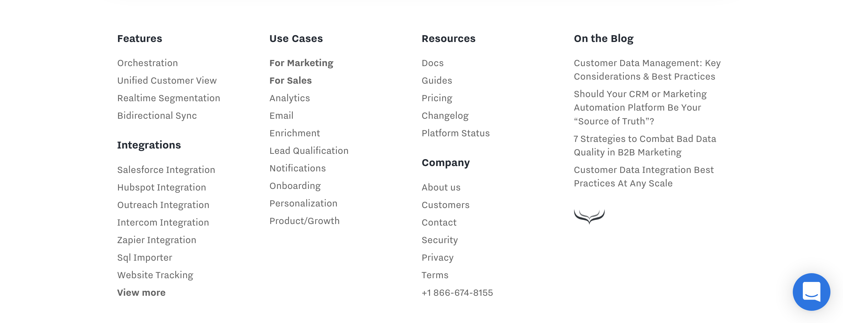Hull Footer component screenshot