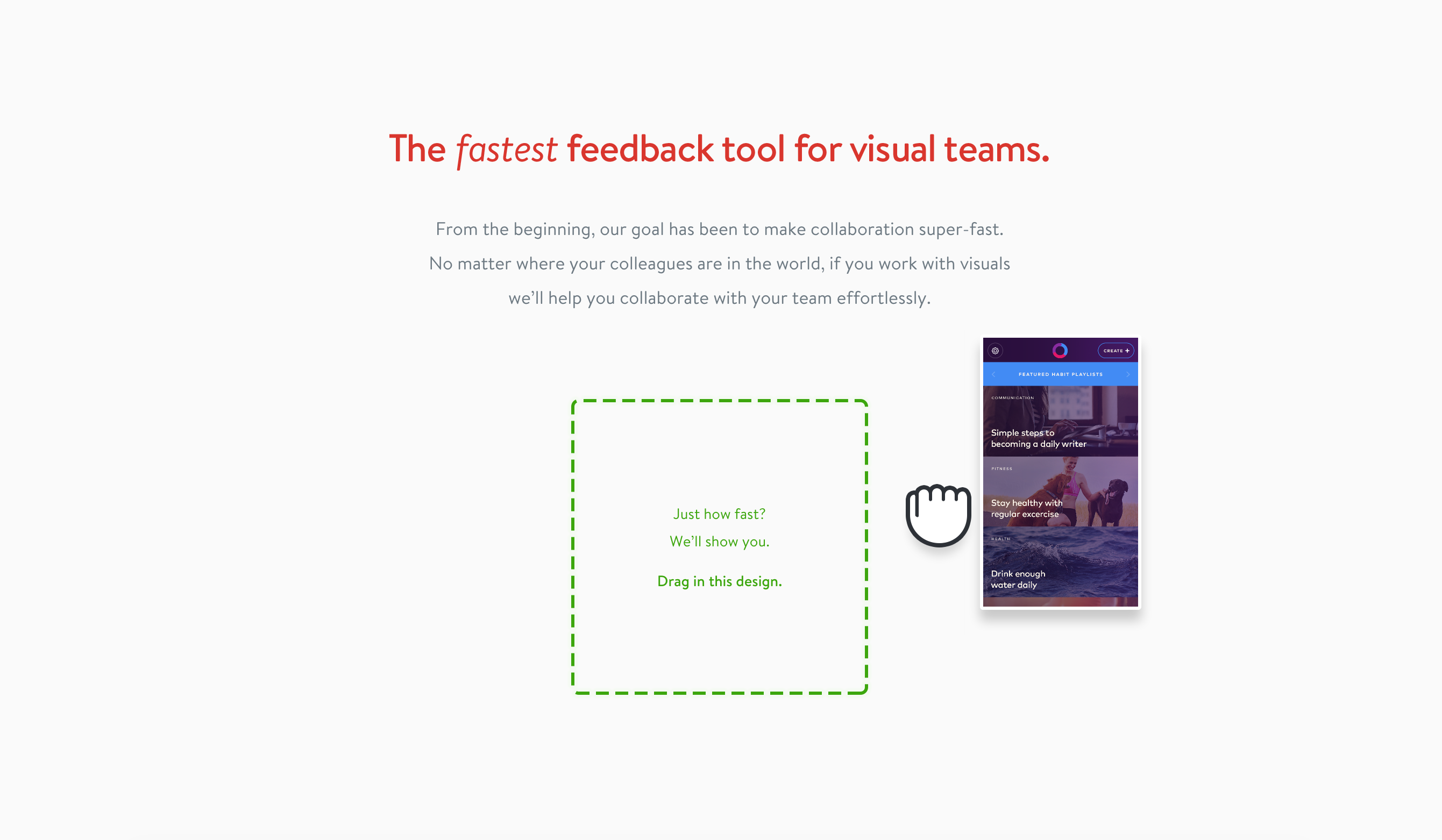 Redpen Feature component screenshot