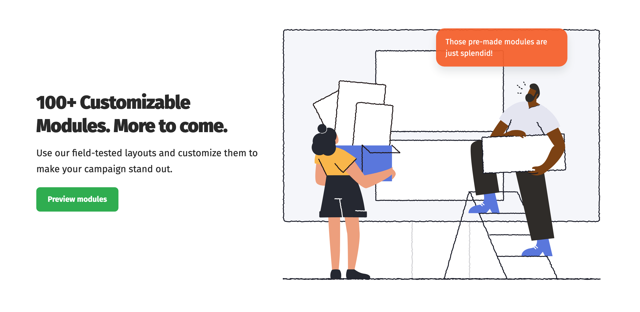 Postcards Feature component screenshot