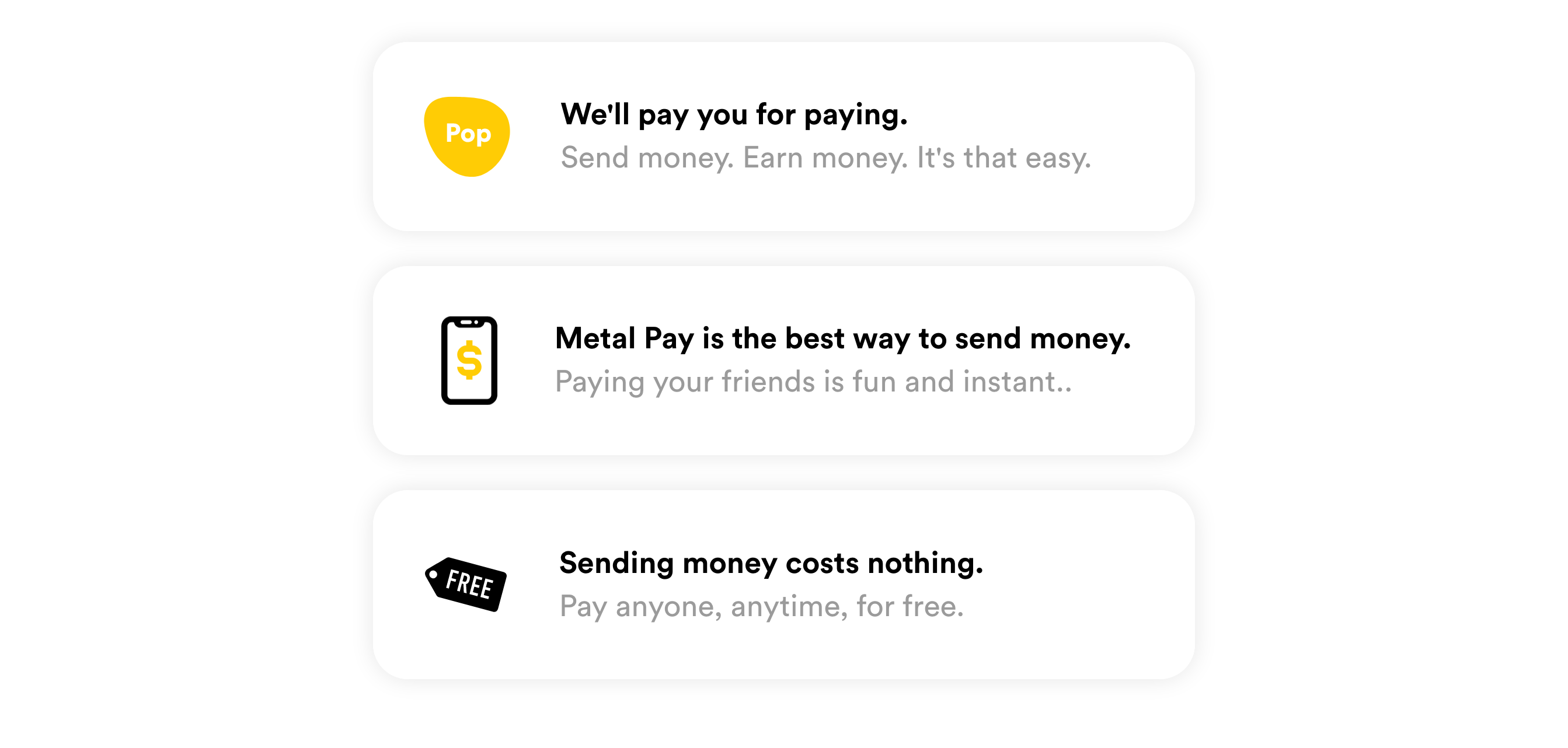 Metalpay Steps component screenshot