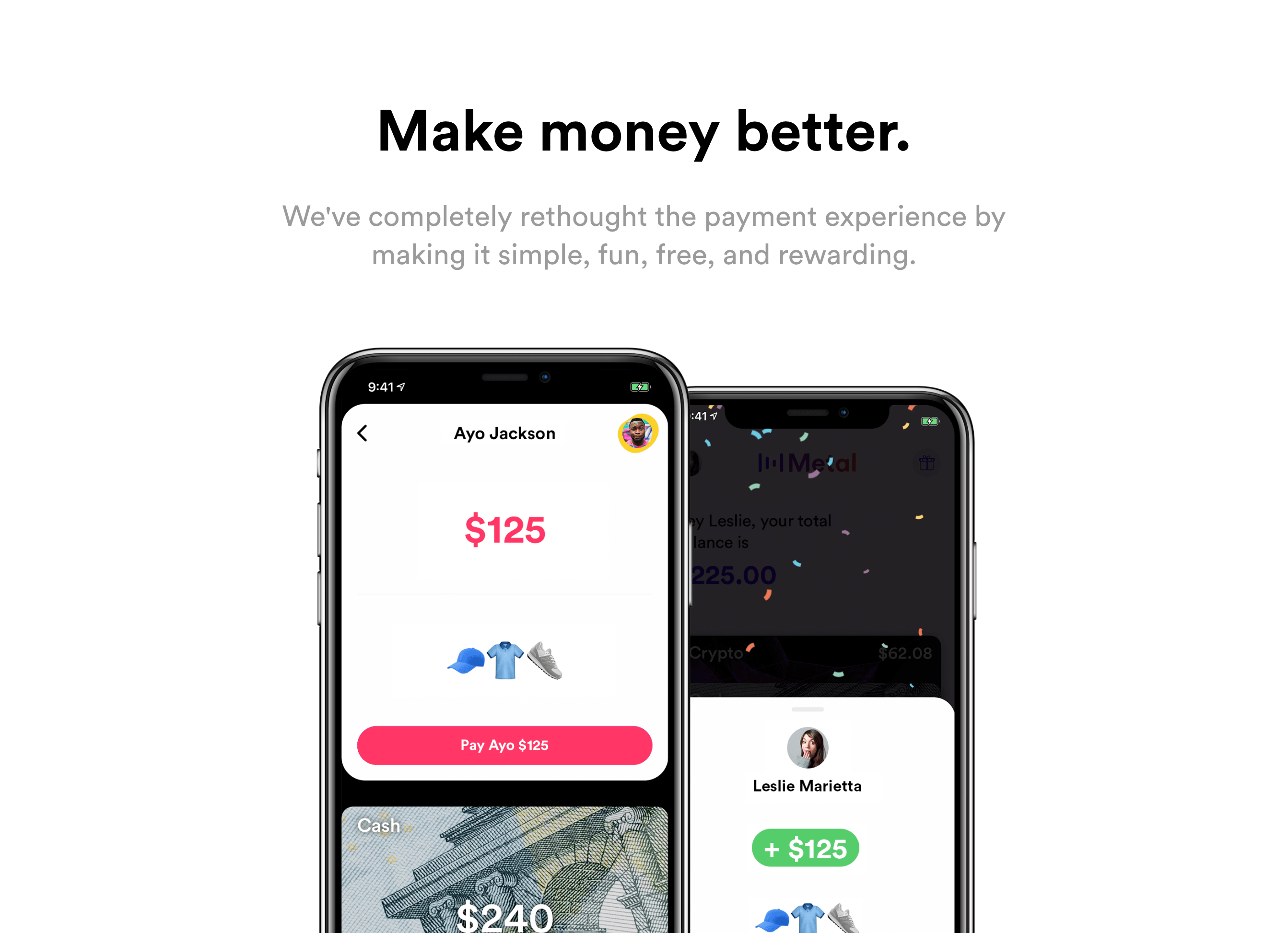 Metalpay Feature component screenshot