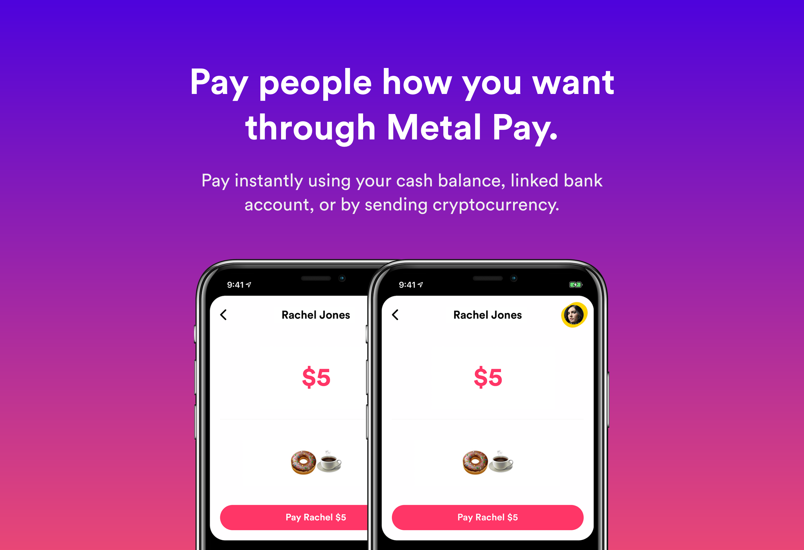 Metalpay Feature component screenshot