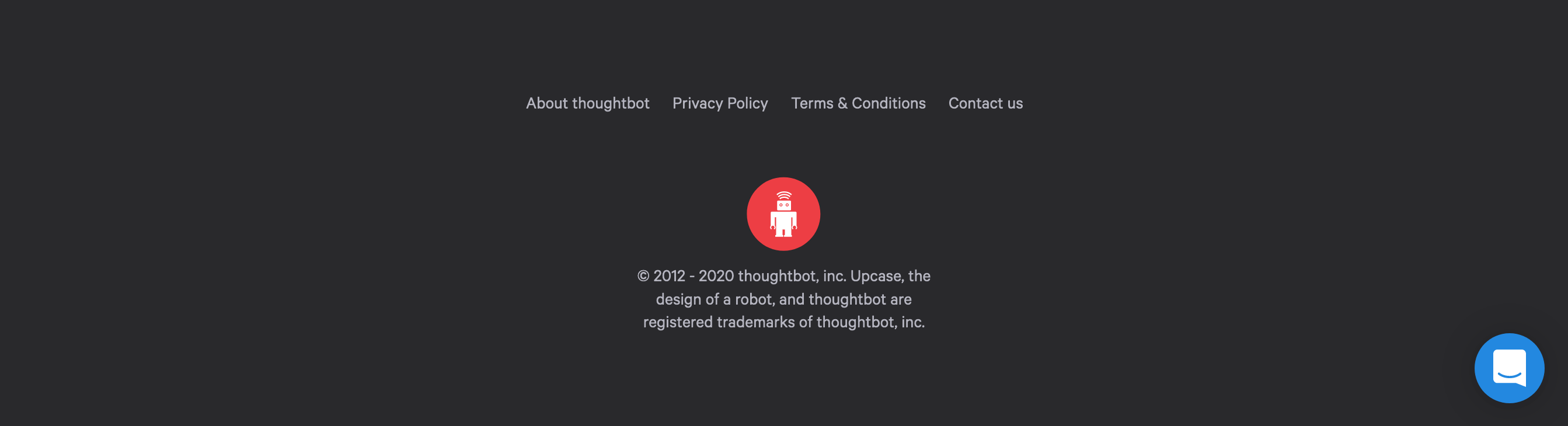 Thoughtbot Footer component screenshot