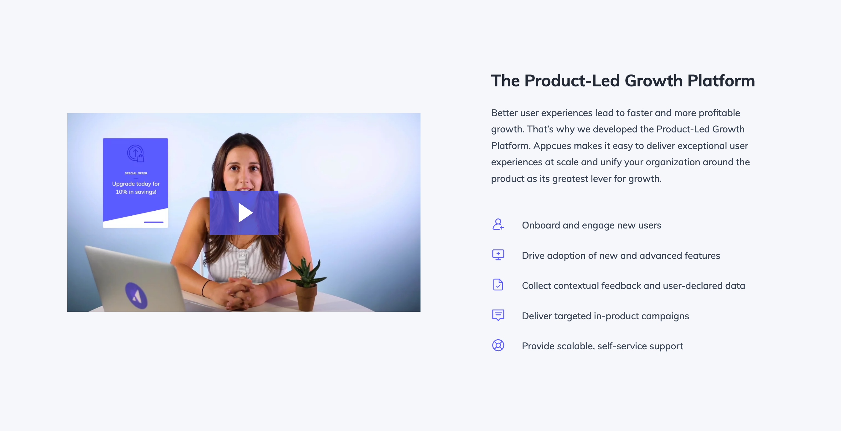 Appcues Feature component screenshot