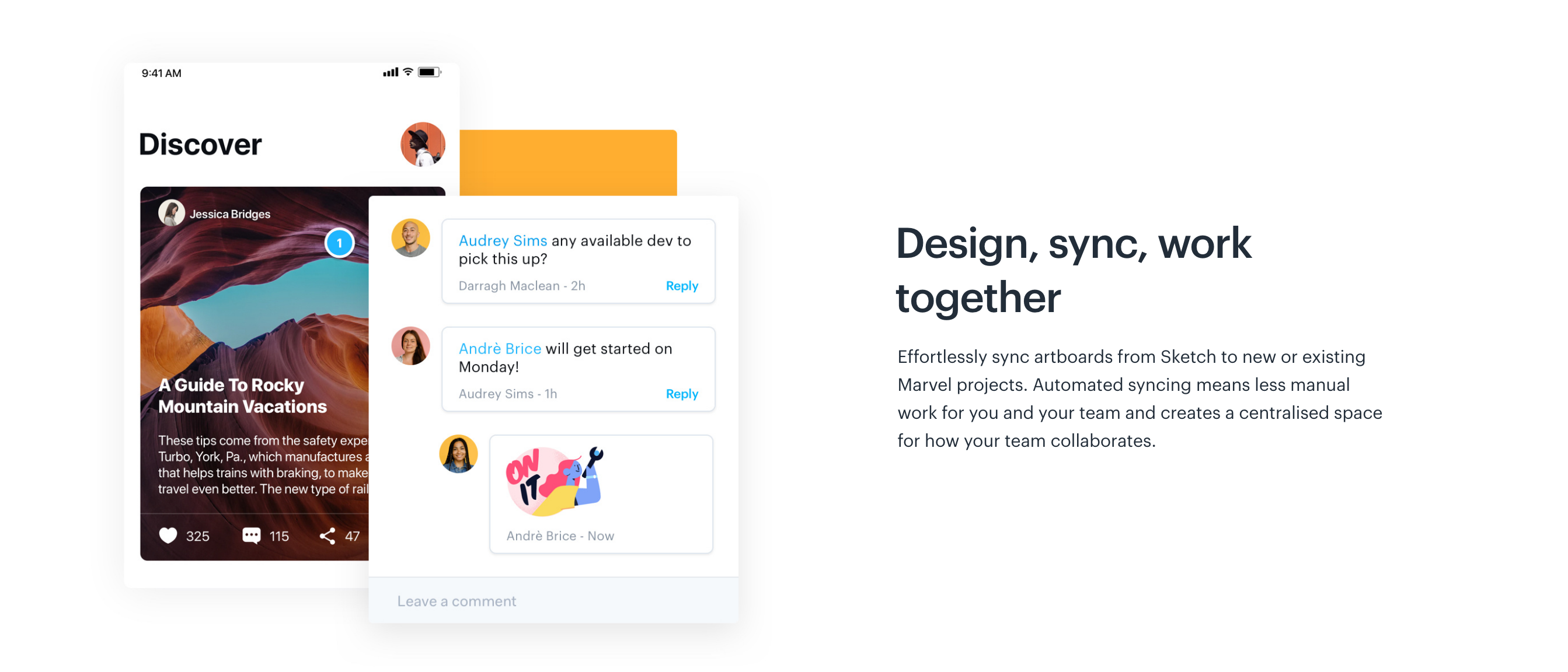Marvel Feature component screenshot