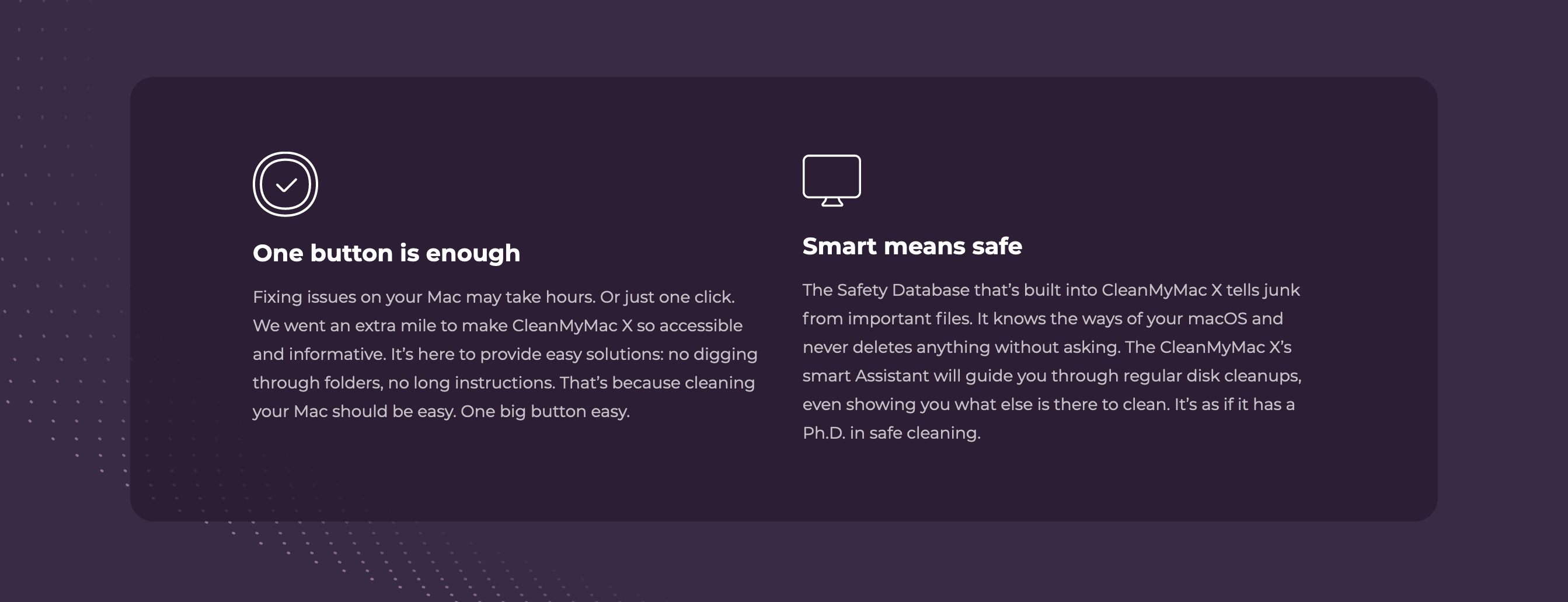 Macpaw Feature component screenshot