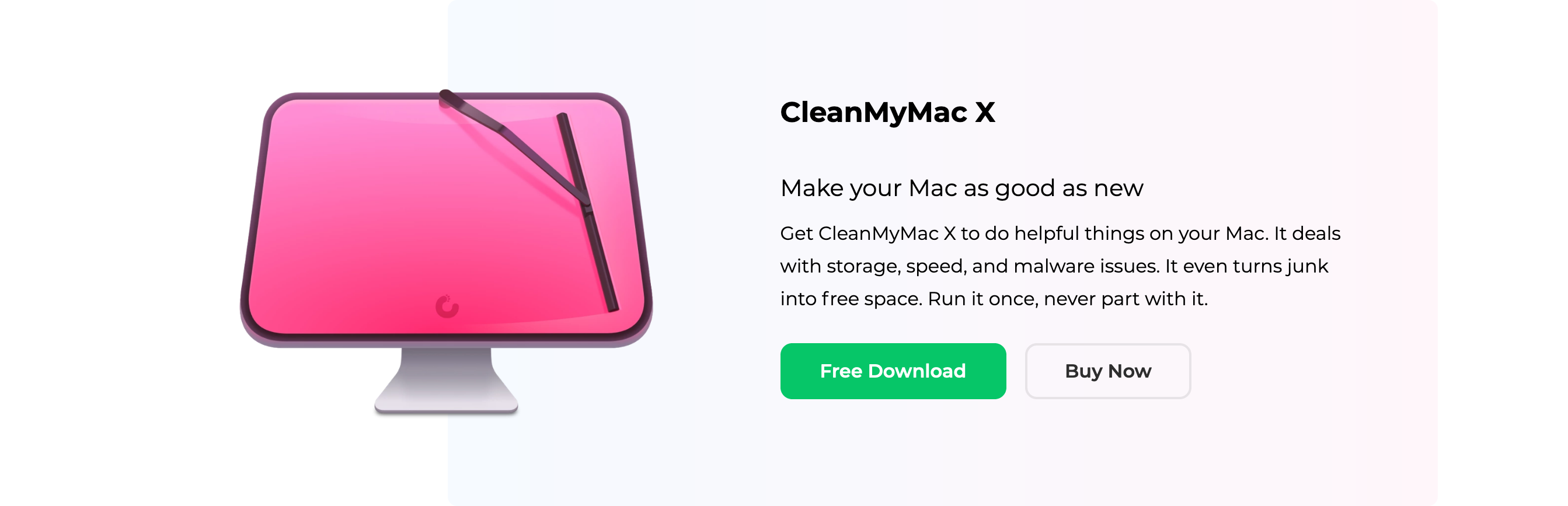 Macpaw Call To Action component screenshot
