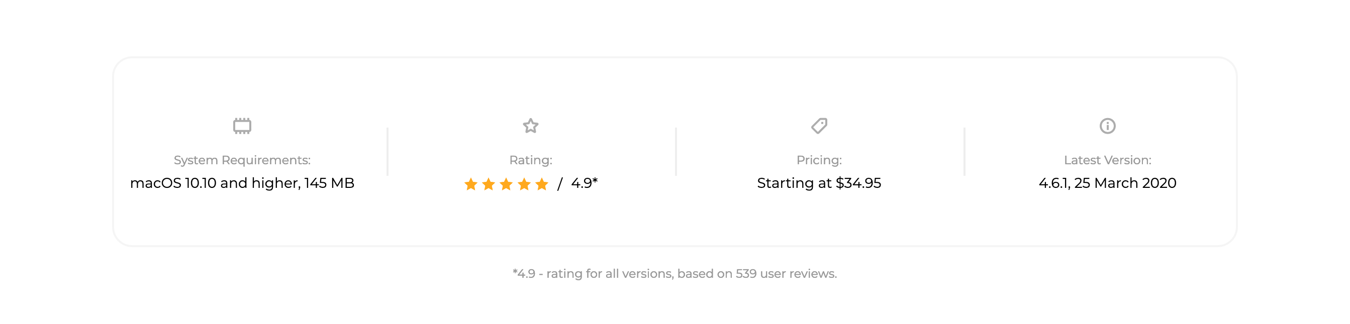 Macpaw Stats component screenshot
