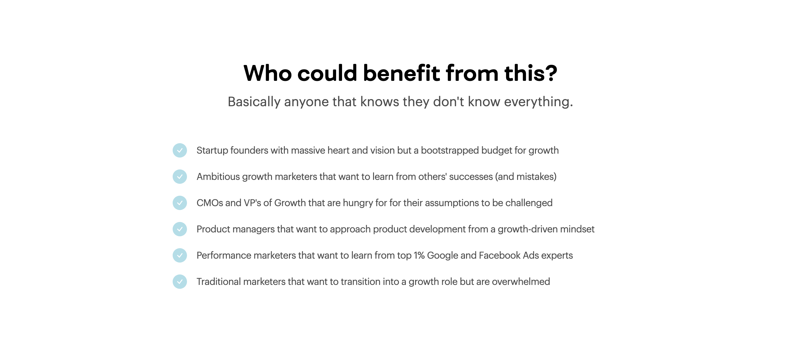 GrowthMentor Solution component screenshot