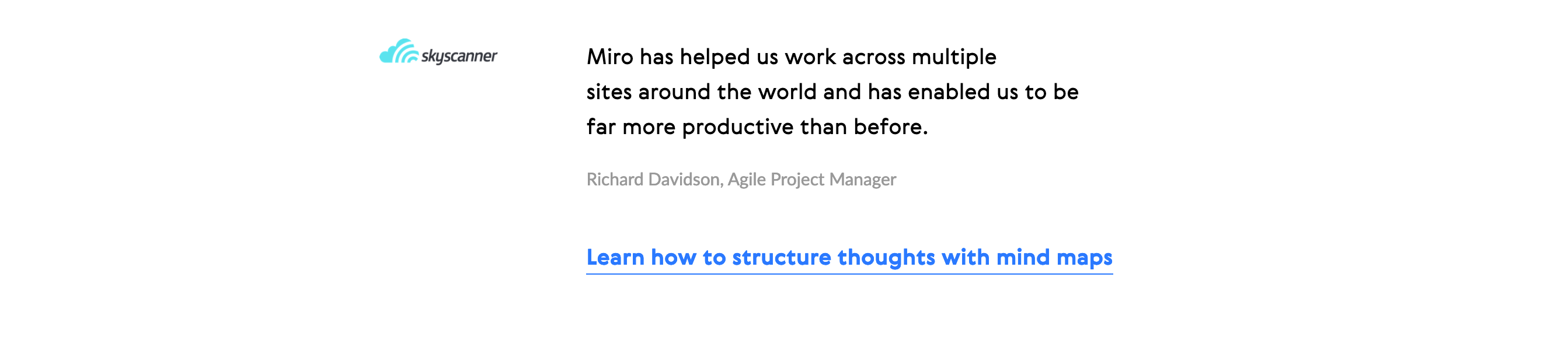 Realtimeboard Testimonial component screenshot