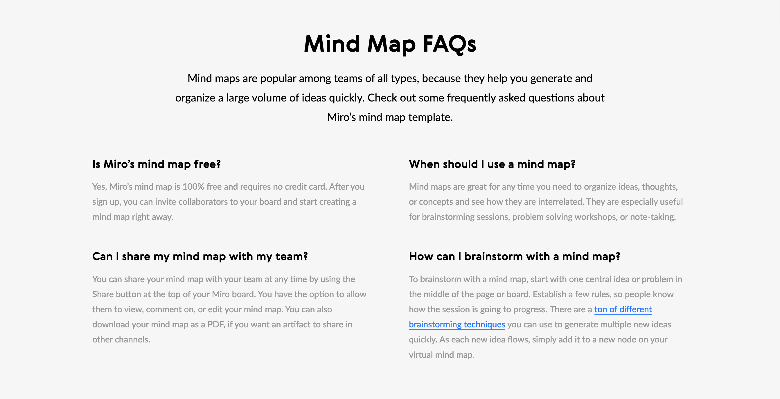 Realtimeboard Faq component screenshot