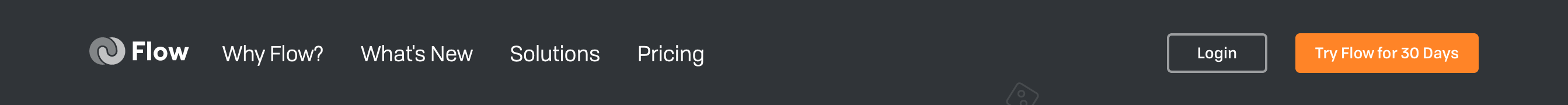 Getflow Header component screenshot