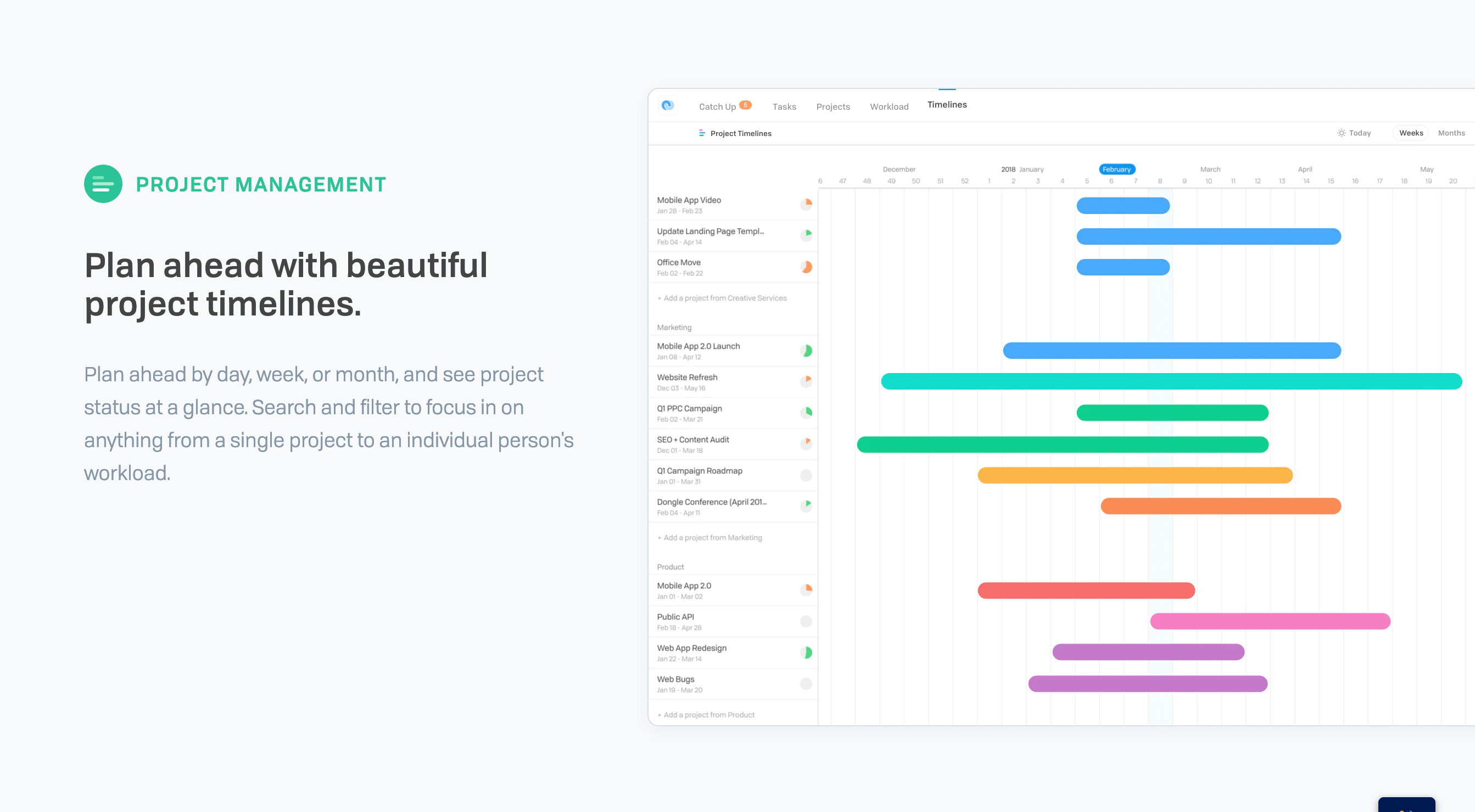 Getflow Feature component screenshot