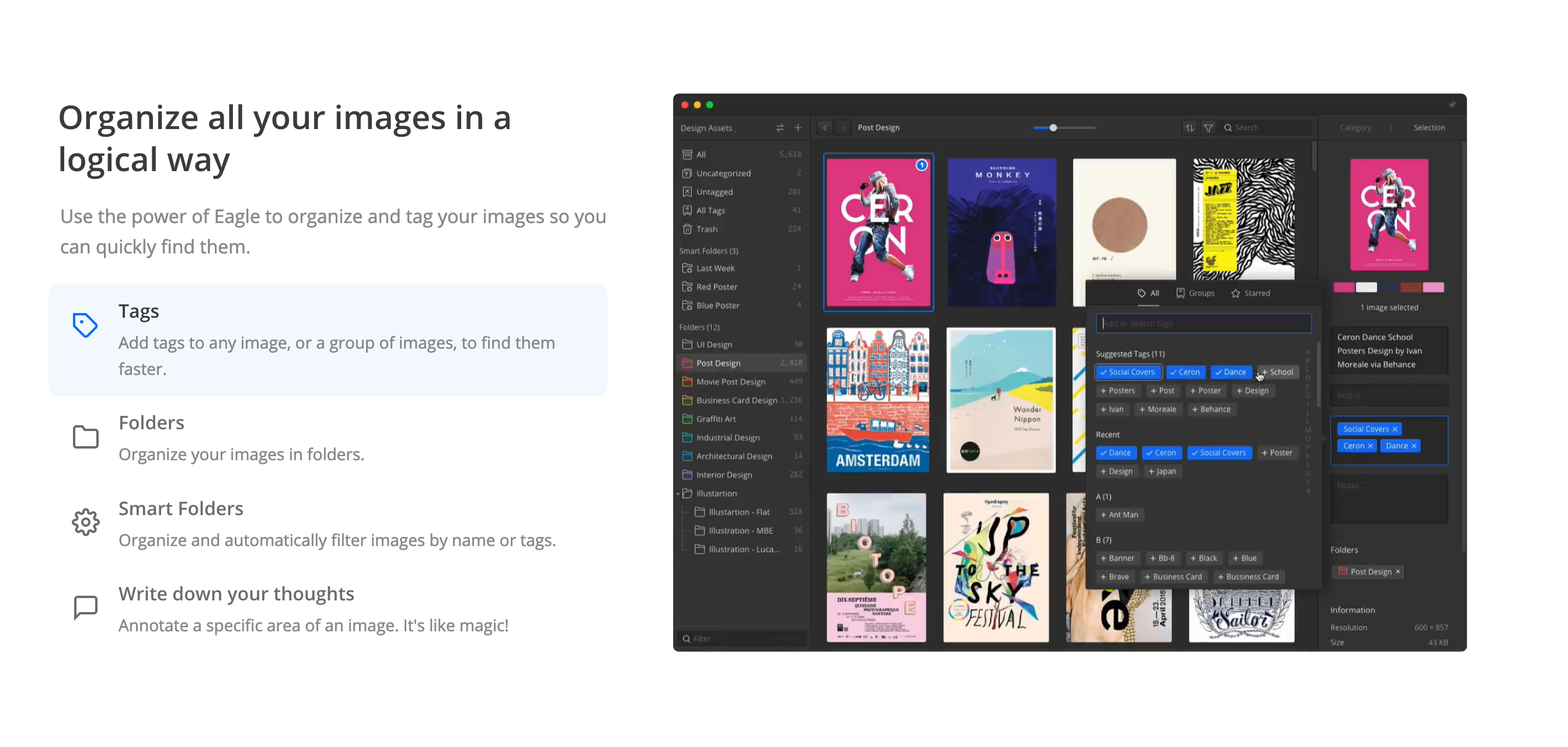 En.eagle Feature component screenshot
