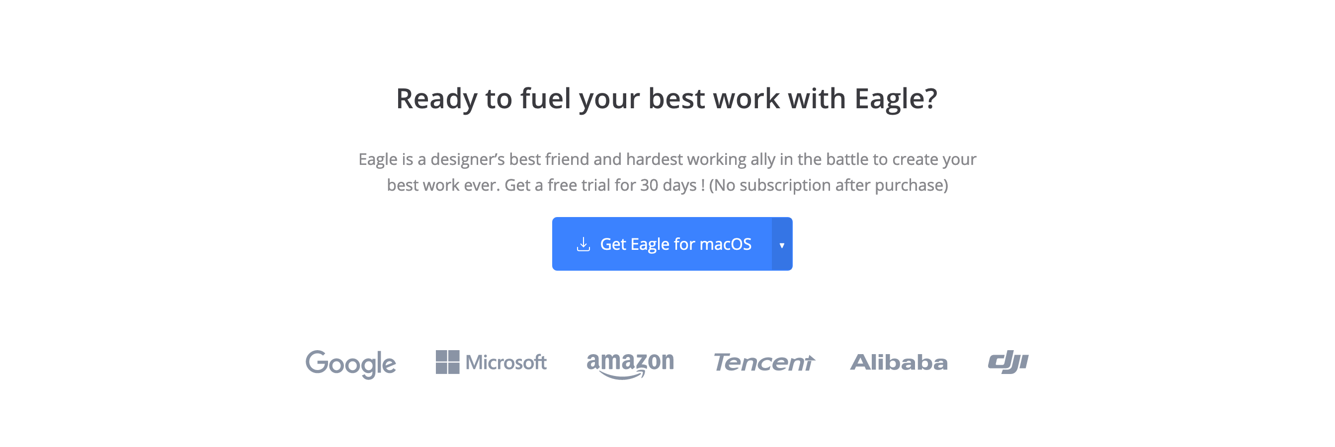 En.eagle Call To Action component screenshot