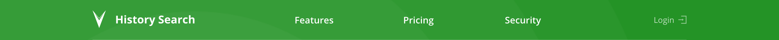 Historysearch Header component screenshot