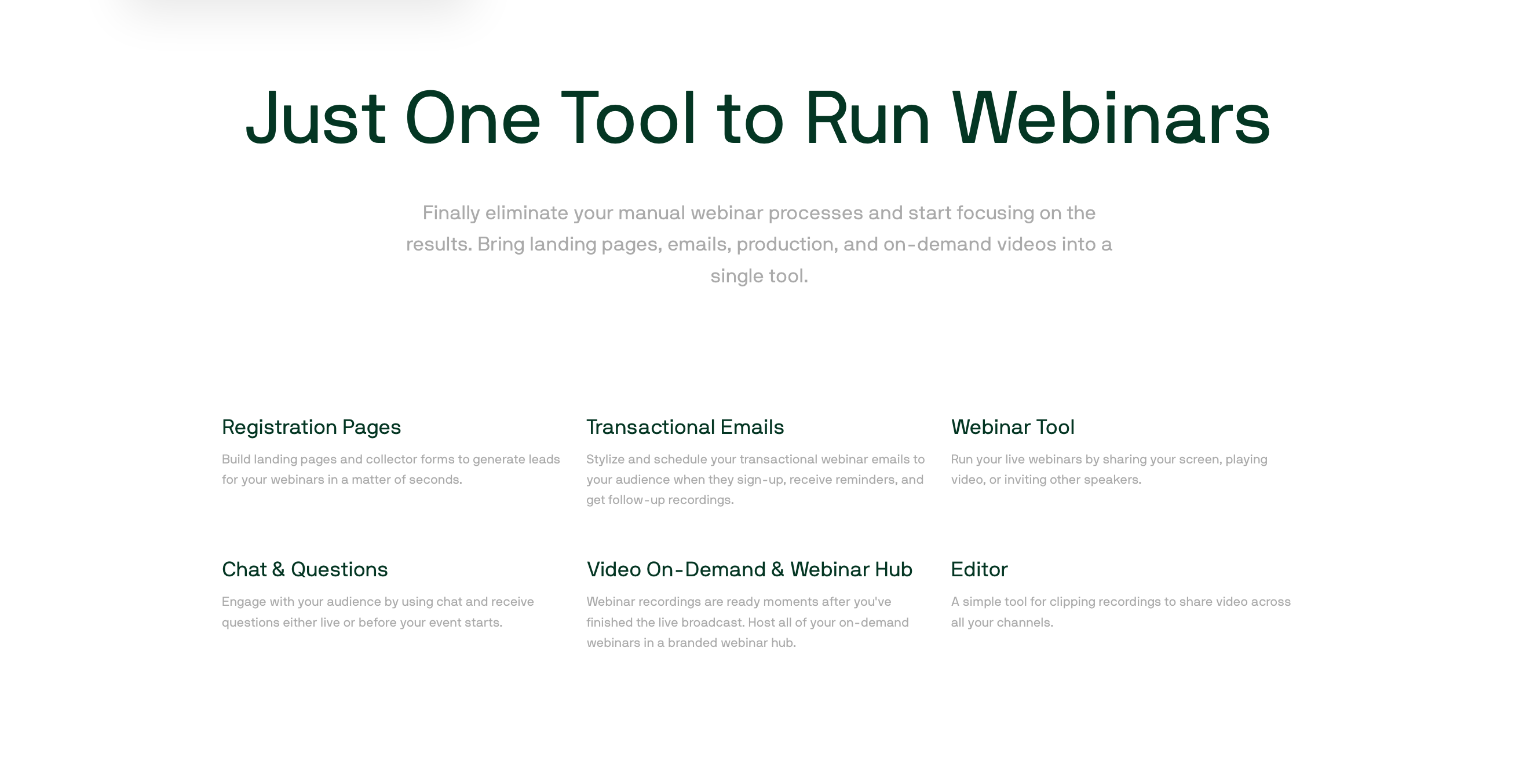 Twentythree Feature component screenshot