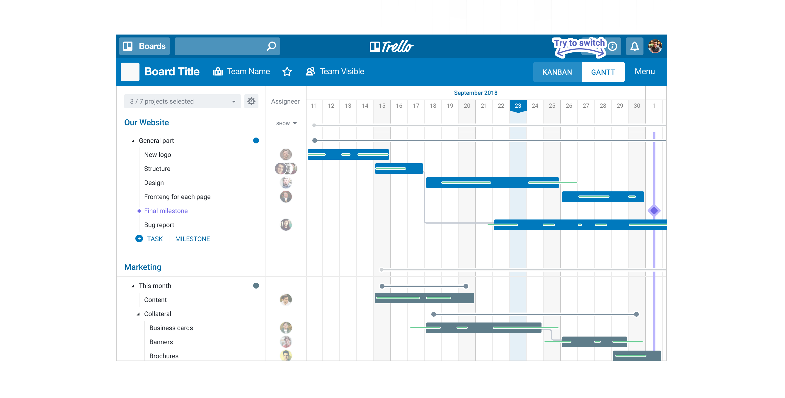 Goodgantt Demo component screenshot