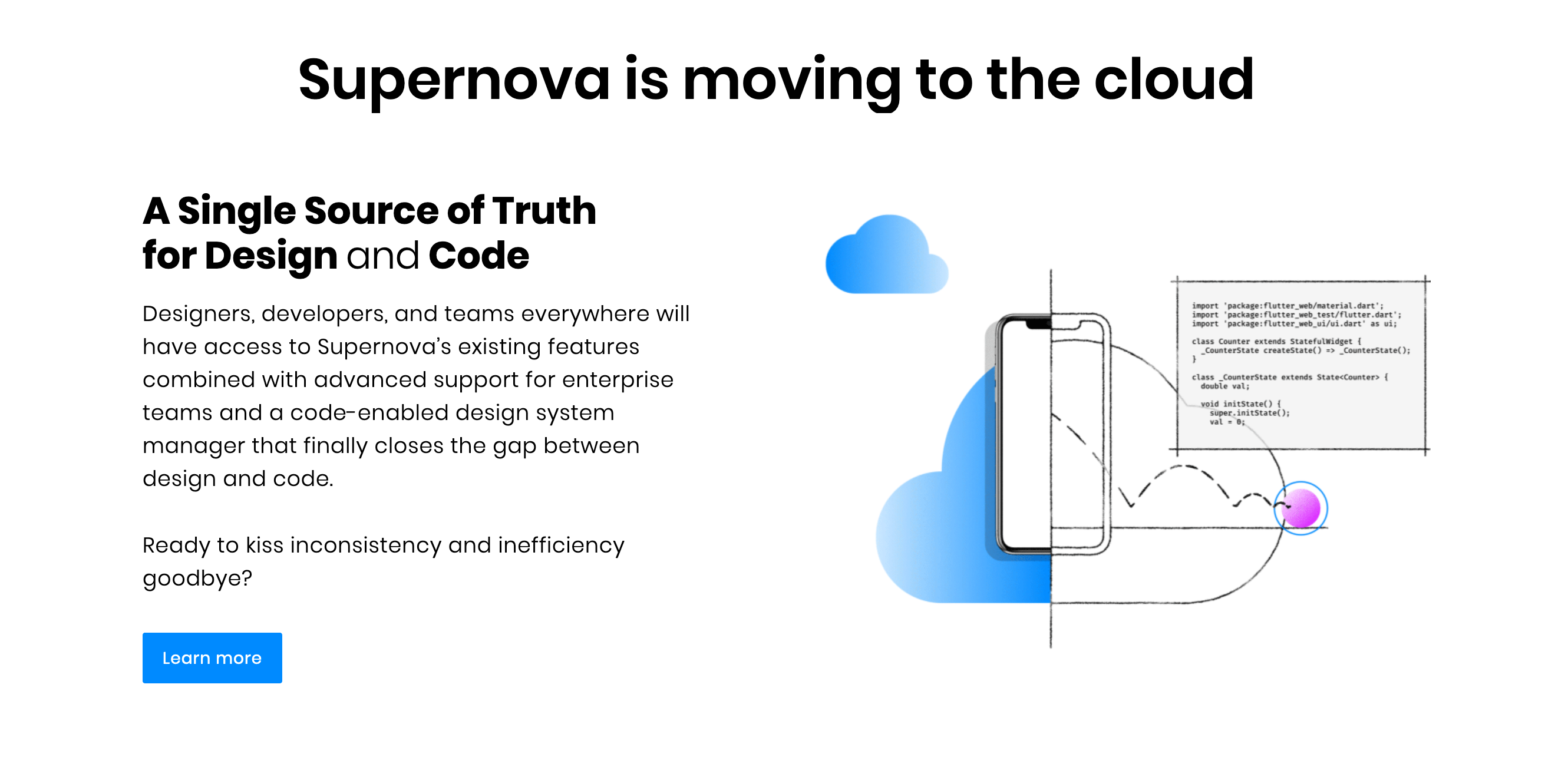 Supernova Feature component screenshot