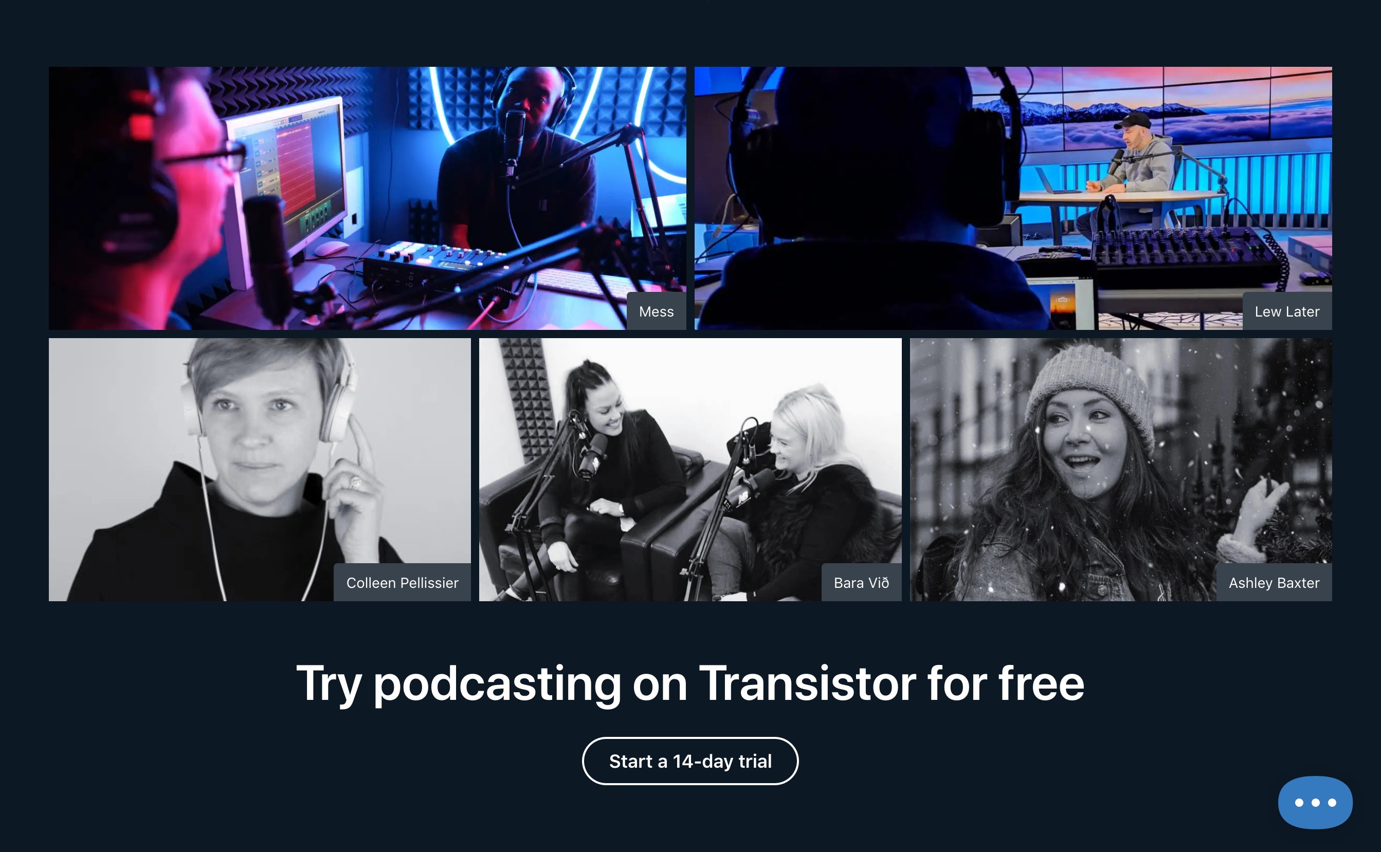Transistor Call To Action component screenshot