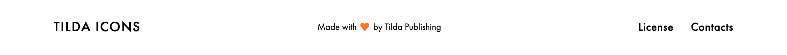 Tilda Header component screenshot