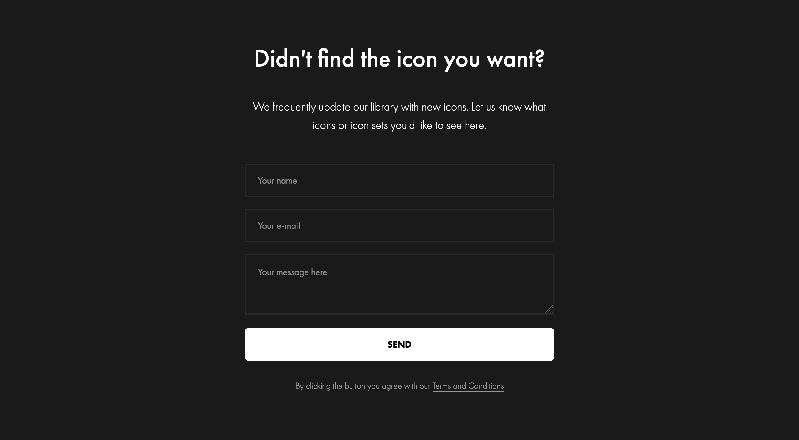 Tilda Contact component screenshot
