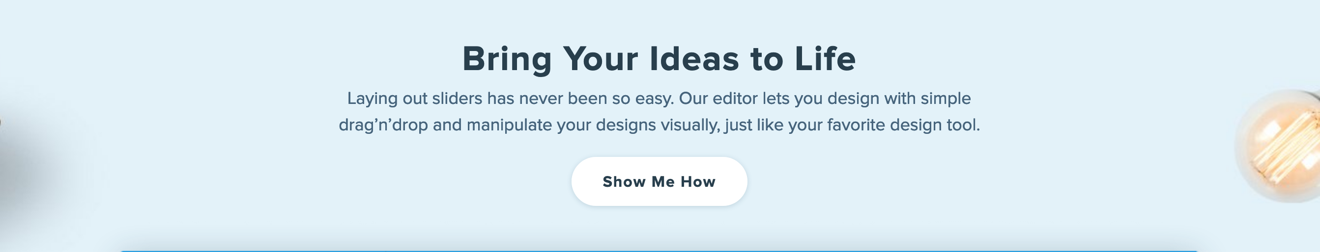 Smartslider3 Call To Action component screenshot