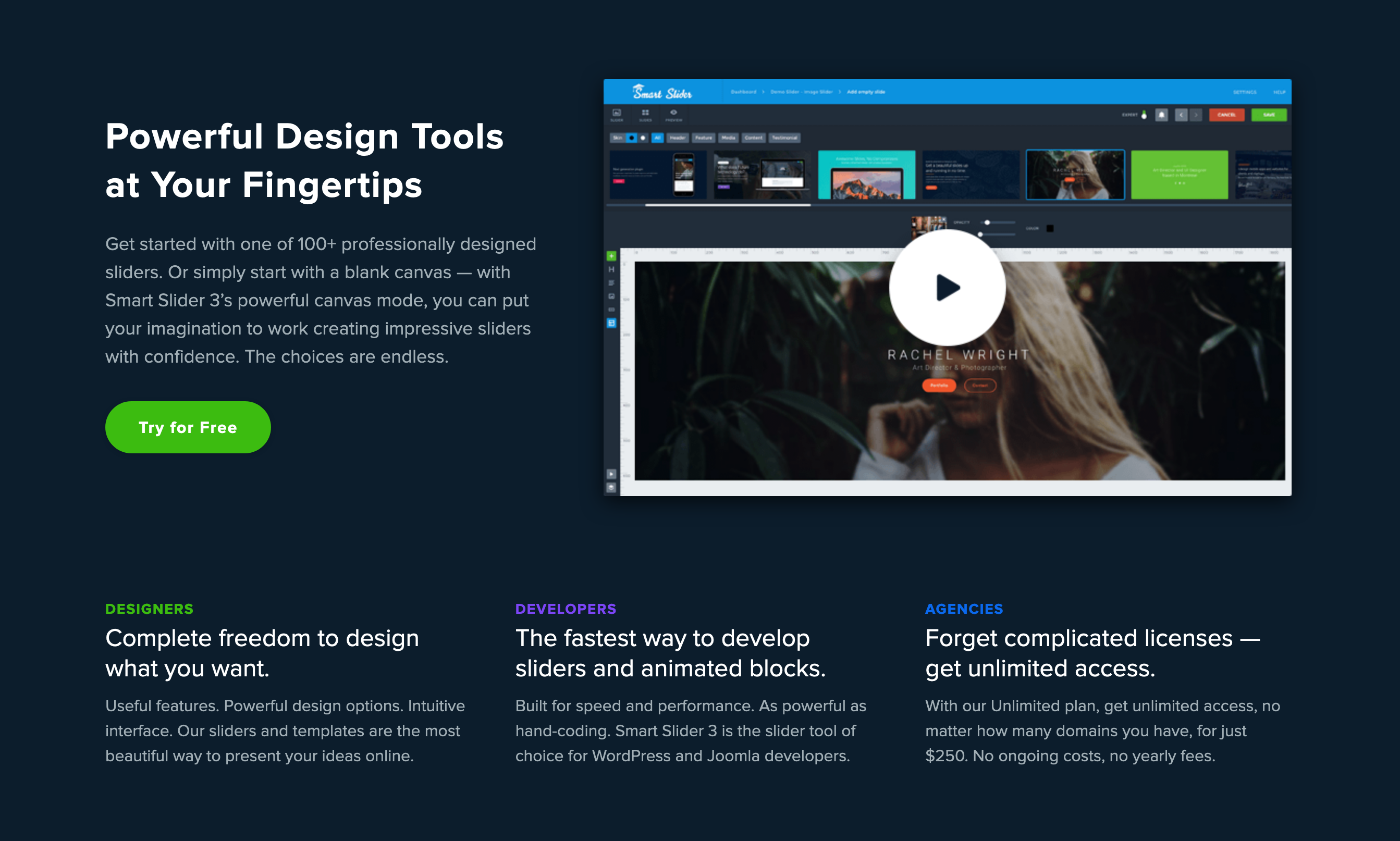 Smartslider3 Feature component screenshot