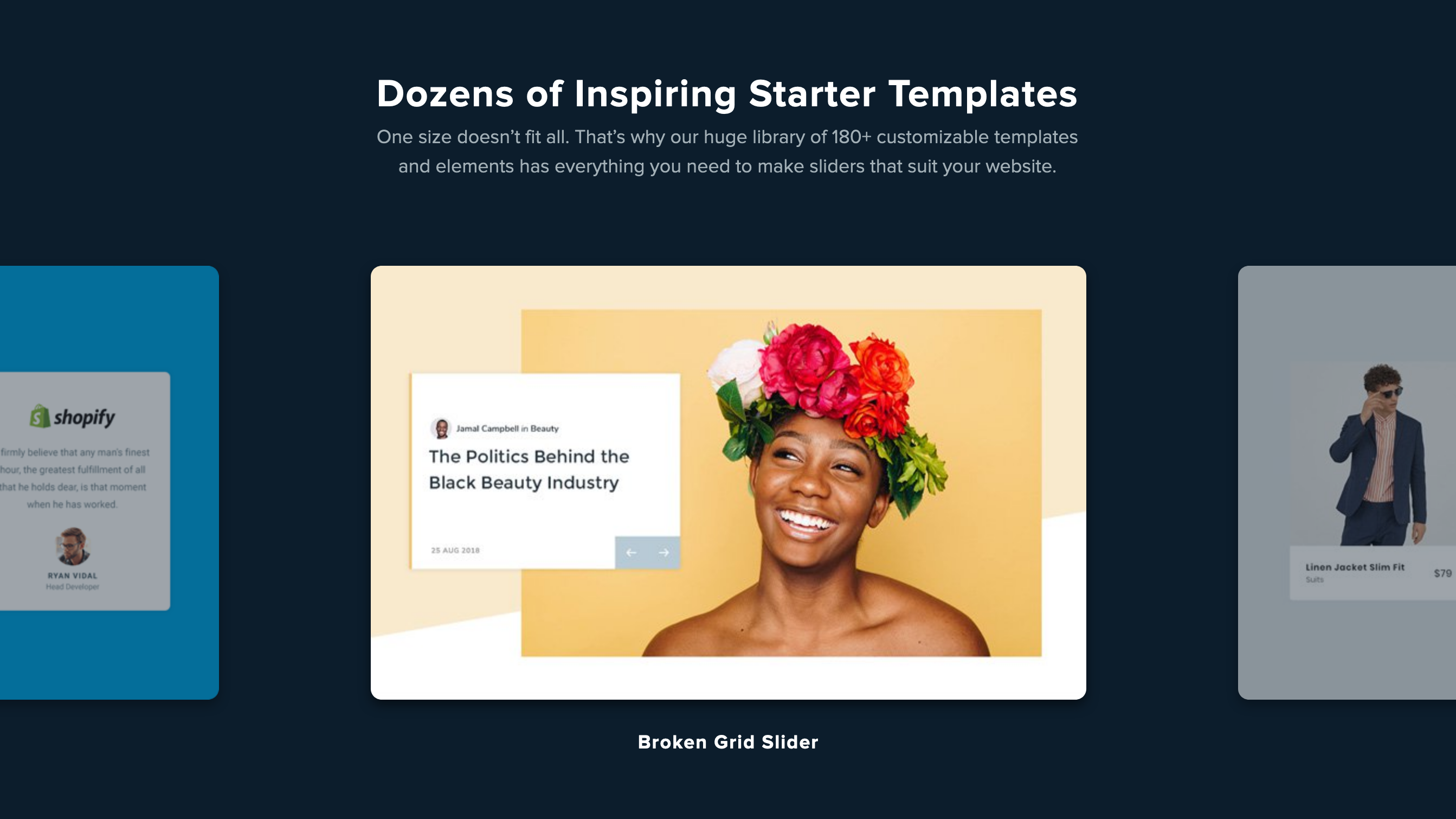 Smartslider3 Feature component screenshot