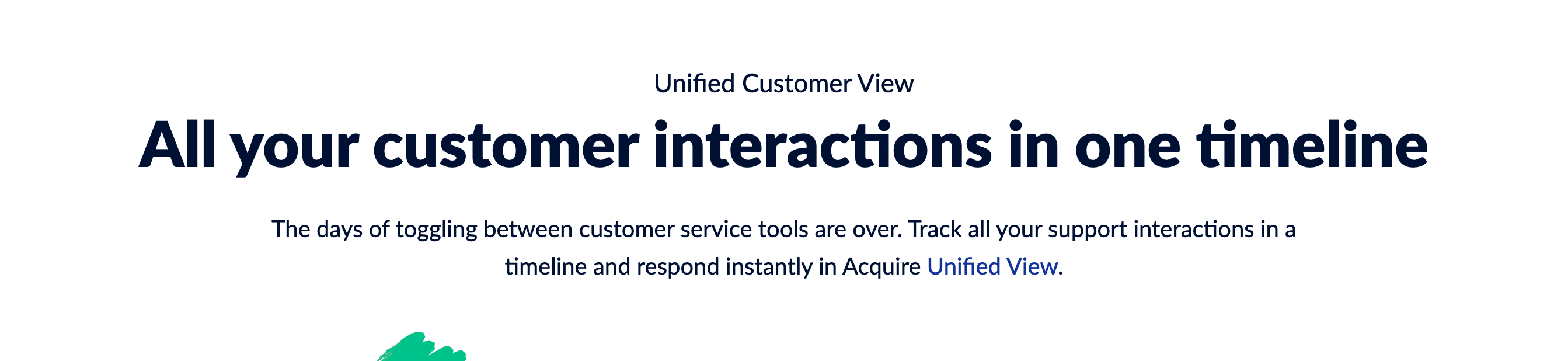 Acquire Solution component screenshot