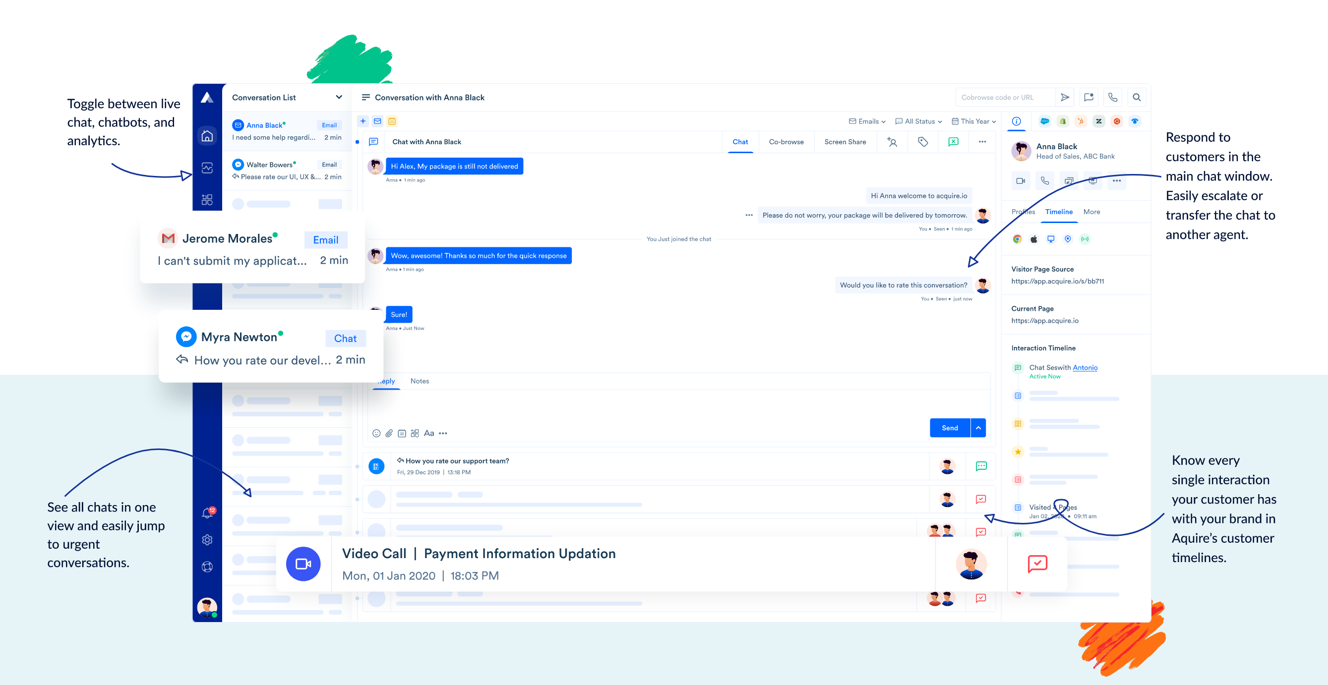 Acquire Feature component screenshot