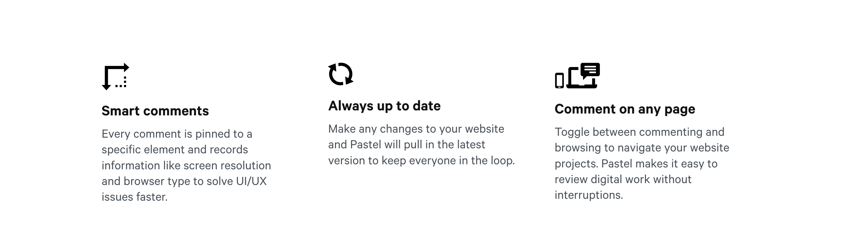 Usepastel Feature component screenshot