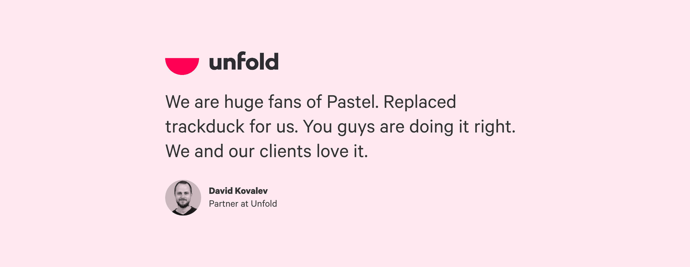 Usepastel Testimonial component screenshot
