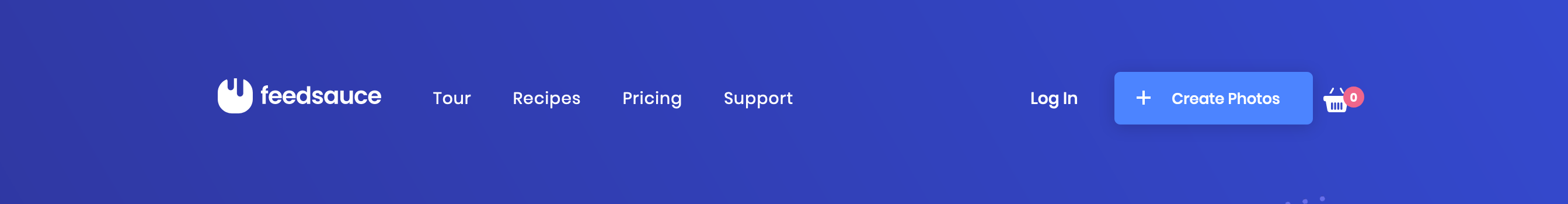 Feedsauce Header component screenshot