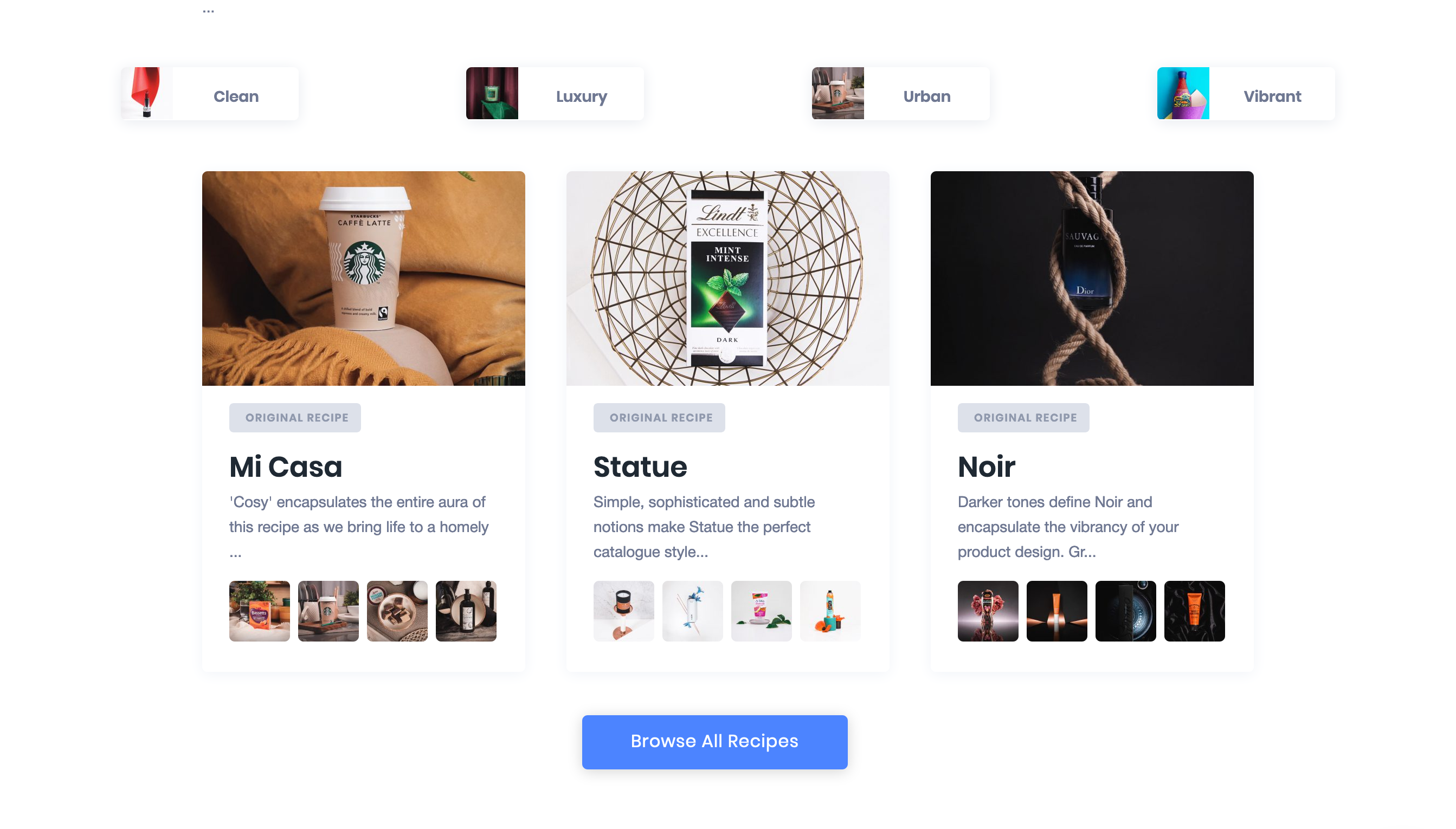 Feedsauce Feature component screenshot