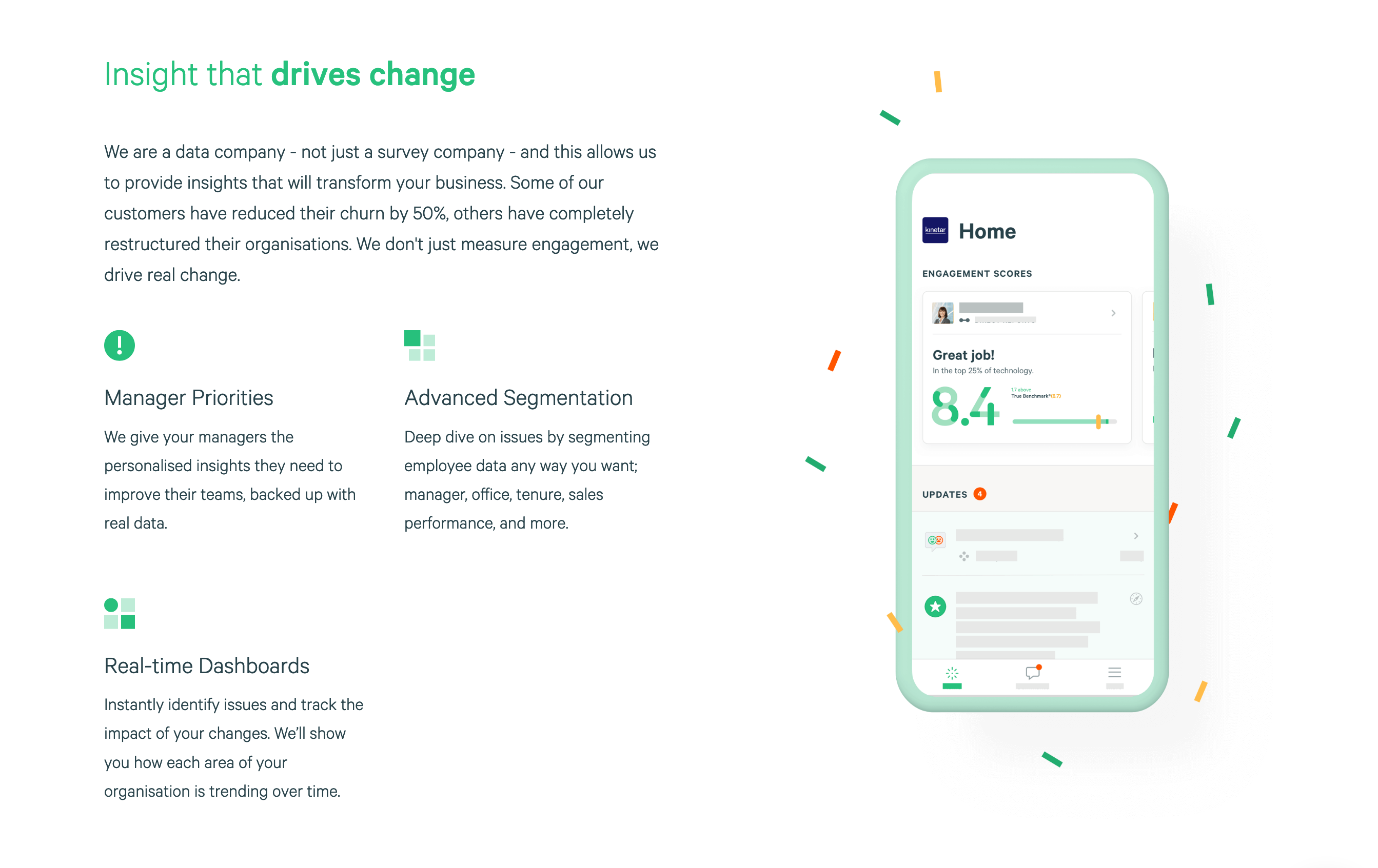 Peakon Feature component screenshot