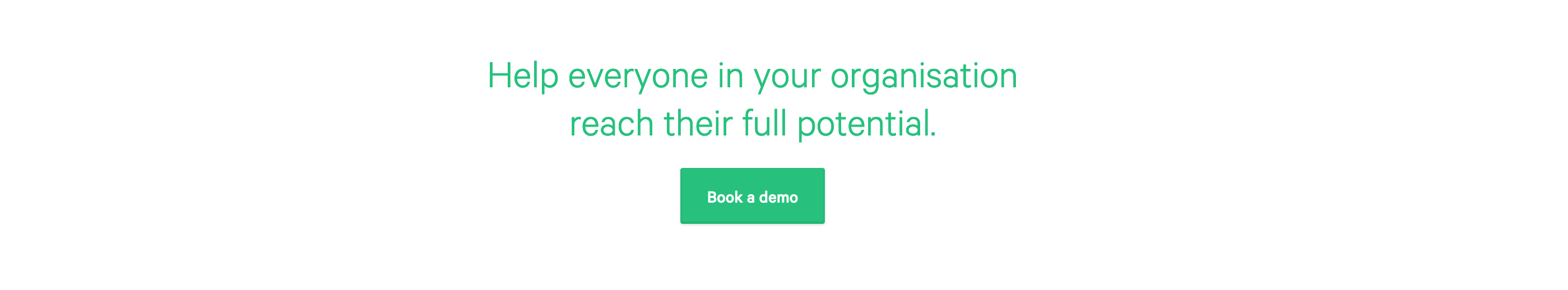 Peakon Call To Action component screenshot