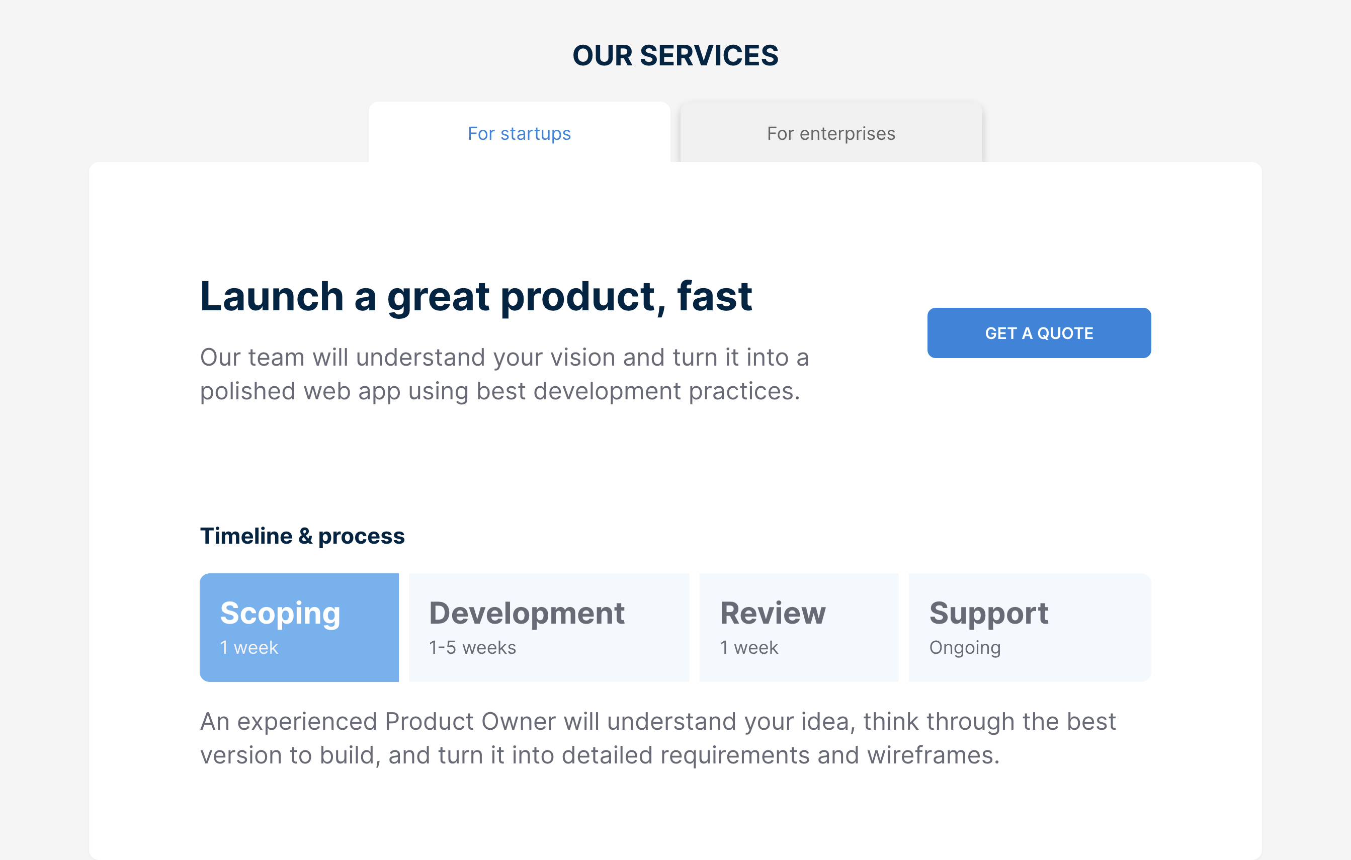 Airdev Contact component screenshot