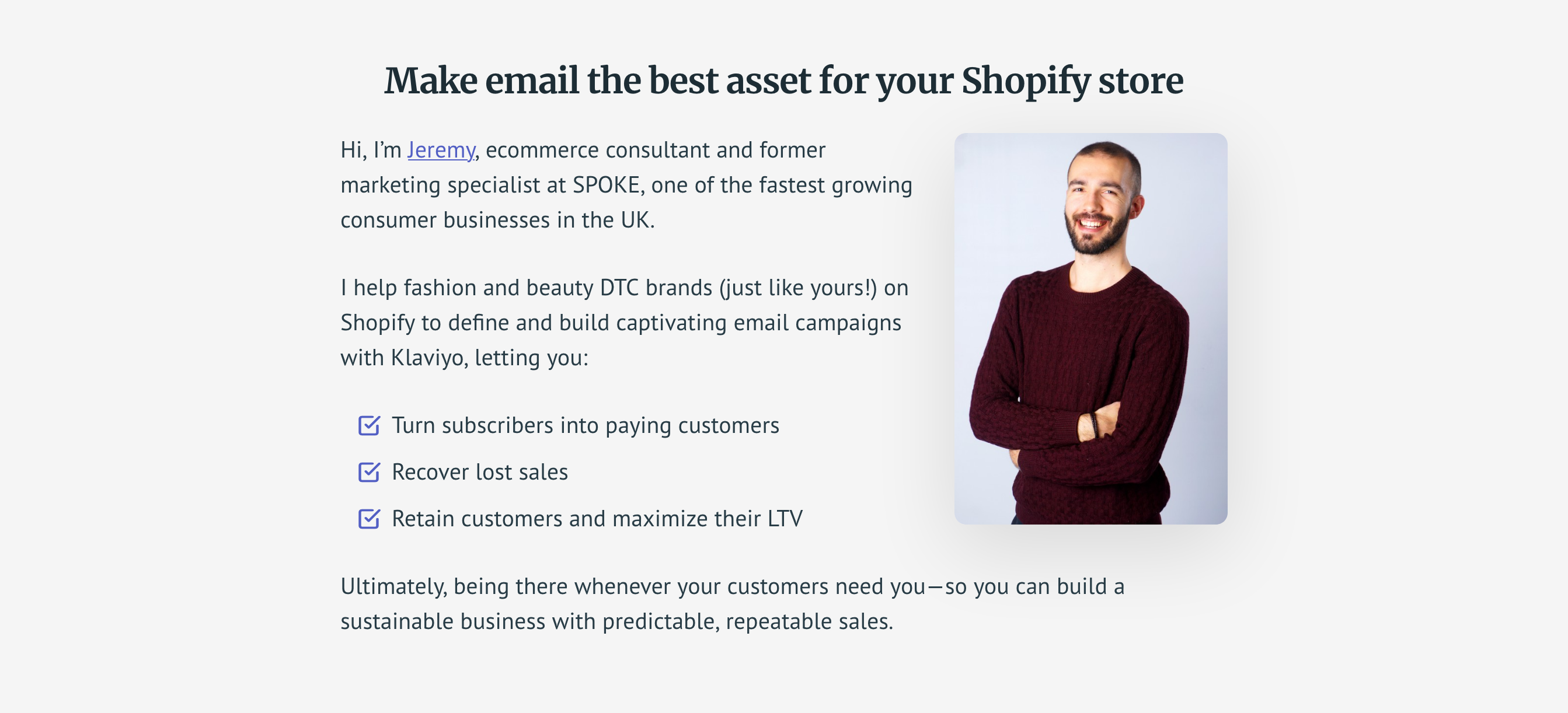 Dealwithgrowth Content component screenshot