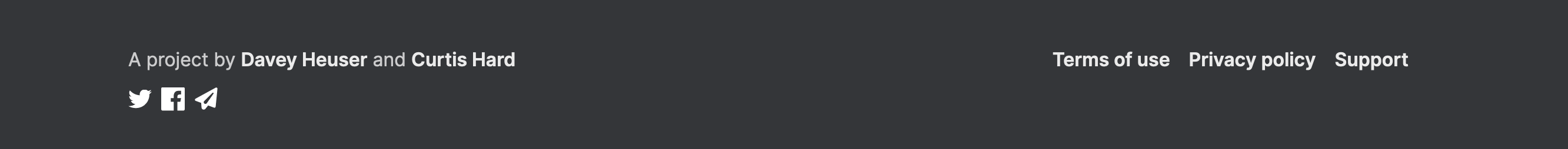 Geticonjar Footer component screenshot