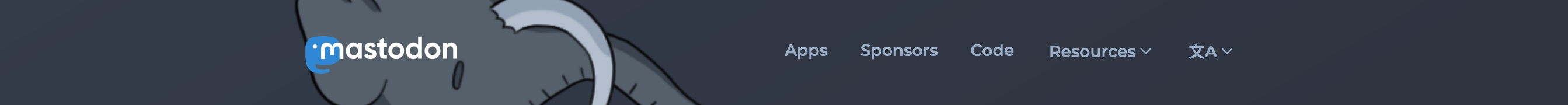 Mastodon Header component screenshot