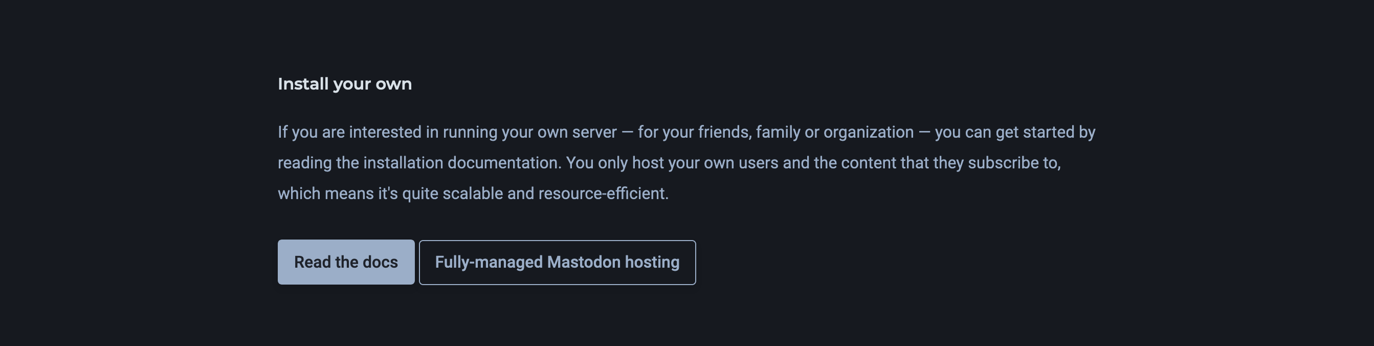 Mastodon Content component screenshot