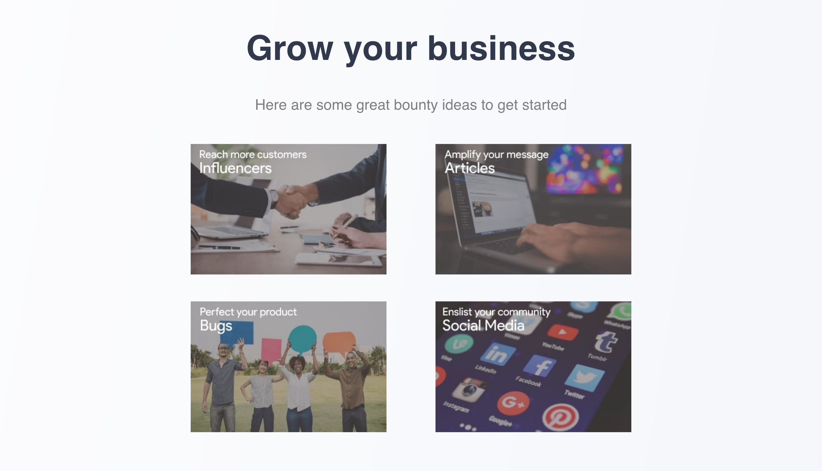 Bounty0x Casestudies component screenshot